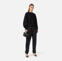 BLUZA ELISABETTA FRANCHI, Logo brodat, Negru