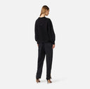 BLUZA ELISABETTA FRANCHI, Logo brodat, Negru