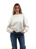 BLUZA ELISABETTA FRANCHI, Logo brodat, Alb