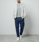 Tricou BRUNELLO CUCINELLI, Classic Design, Logo, Light Grey