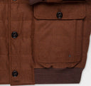 Jacheta STEFFANO RICCI, Wool and silk duvet Brown