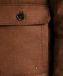 Jacheta STEFFANO RICCI, Wool and silk duvet Brown
