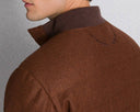 Jacheta STEFFANO RICCI, Wool and silk duvet Brown