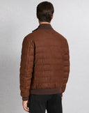 Jacheta STEFFANO RICCI, Wool and silk duvet Brown