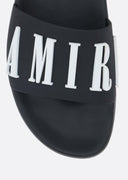 Papuci AMIRI, Logo-detailed rubber Pool slides