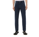 Jeans STEFANO RICCI, Logo Metalic, Bleumarin