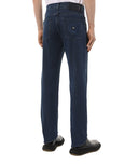 Jeans STEFANO RICCI, Logo Metalic, Bleumarin
