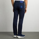 BLUGI STEFANO RICCI, Logo Insert, Blend Tapered, Dark Blue