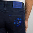 BLUGI STEFANO RICCI, Logo Insert, Blend Tapered, Dark Blue