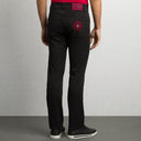 BLUGI STEFANO RICCI, Blend Tapered, Red Embroidery, Black