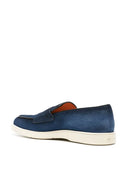 Loafers Santoni, Blue Slip-On