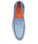 Loafers SANTONI, Blue, SLip-on