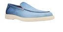 Loafers SANTONI, Blue, SLip-on
