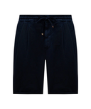 Pantaloni BRUNELLO CUCINELLI, Short Pants, Linen, Navy Blue