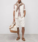 Pantaloni BRUNELLO CUCINELLI, Short Pants, Details, Simple, Beige