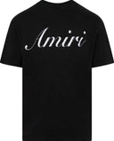 TRICOU AMIRI, Script Logo Tee Black