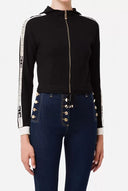 JACHETA ELISABETTA FRANCHI, With Zip, Black