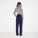 Bluza ELISABETTA FRANCHI, Ribbed knit turtleneck top, Gri