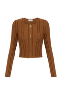 BLUZA ELISABETTA FRANCHI,Cardigan in knit fabric