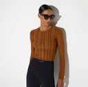 BLUZA ELISABETTA FRANCHI,Cardigan in knit fabric