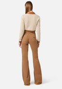 Cardigan ELISABETTA FRANCHI, Cardigan in chenille fabric with waffle stitch