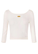 Top ELISABETTA FRANCHI, Top in open-knit fabric