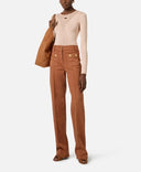 Top ELISABETTA FRANCHI, Top in open-knit fabric