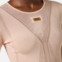 Top ELISABETTA FRANCHI, Top in open-knit fabric