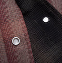 Camasa Represent, BONDED REVERSIBLE CHECK SHIRT - NERO