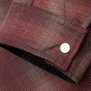 Camasa Represent, BONDED REVERSIBLE CHECK SHIRT - NERO