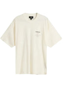 Tricou Represent Revere Manor,Aged White, Oversized fit
