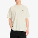 Tricou Represent Revere Manor,Aged White, Oversized fit