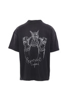 Tricou REPRESENT, Hand Drawn Thoroughbred Dogs, Negru