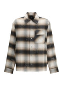 Camasa REPRESENT, initial-motif flannel shirt