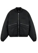 Geaca REPRESENT, Zip Back Bomber, Black