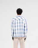Camasa Represent, Season Flannel, White Deitals, Mid Blue