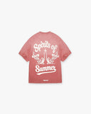 Tricou Represent, Spirits Of Summer, Red, Regular Fit