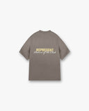 Tricou REPRESENT, Patron Of The Club, Washed Olive, Regular Fit
