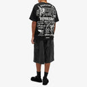 Tricou Represent, Monochrome Icons, Black, Oversized Fit