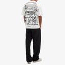 Tricou Represent, Monochrome Icons, White, Oversized Fit