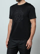 Tricou STEFANO RICCI, Logo Insert, Black
