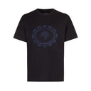 Tricou STEFANO RICCI, Logo Brodat, Black