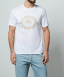 Tricou STEFANO RICCI, Logo Brodat, White