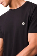 Tricou STEFANO RICCI, Simple Design, Logo Insert, Black