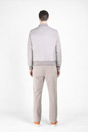 Jacheta MOORER, Suede bomber jacket, Grey