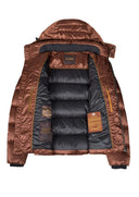 Geaca MOORER, Puffer, Quilted, Whisky