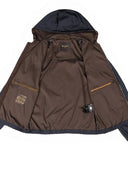 Jacheta MOORER, Albori-Tj hooded zip-fastening jacket
