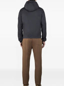 Jacheta MOORER, Albori-Tj hooded zip-fastening jacket