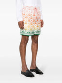 Pantaloni scurti Casablanca, Heart-monogram Print