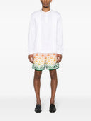 Pantaloni scurti Casablanca, Heart-monogram Print